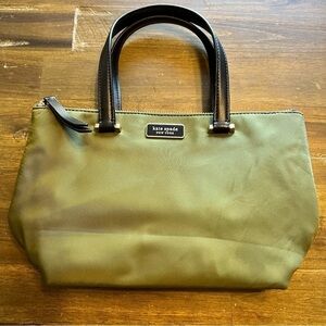 Kate Spade Green Mini Tote Small Handbag Olive